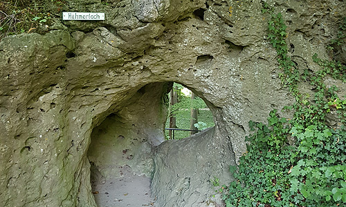 Picture: Roch formation "Hühnerloch (Hens' Hole)"