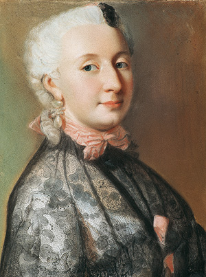 Picture: Wilhelmine von Bayreuth, pastel drawing