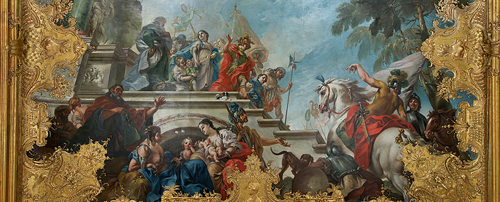 Picture: Ceiling painting in the margravine's audience room