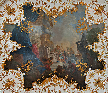 Picture: Ceiling painting in the margrave's antechamber