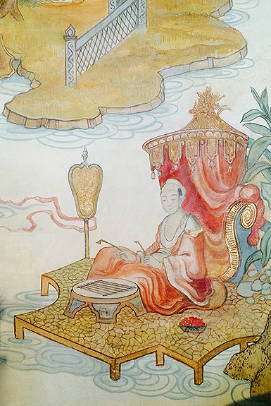 Picture: Bayreuth New Palace, Japanese Room, detail