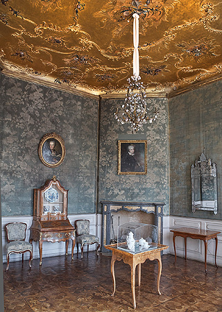 Picture: Drawing Room with a Gold Ceiling