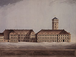 Picture: Bayreuth Old Palace, architectural drawing