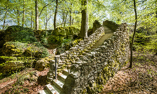 Picture: Steps to Wilhelmine's Belvedere
