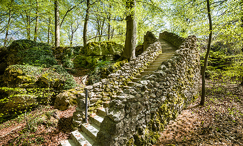 Bild: Treppe zum Belvedere