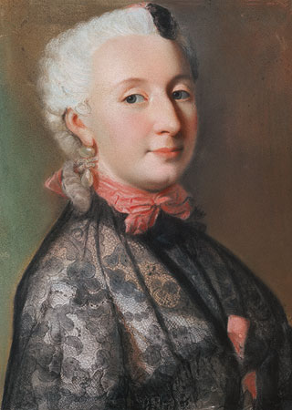 Bild: Wilhelmine von Bayreuth, Pastellgemälde