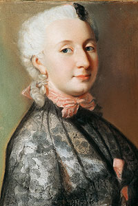 Bild: Wilhelmine von Bayreuth, Pastellgemälde